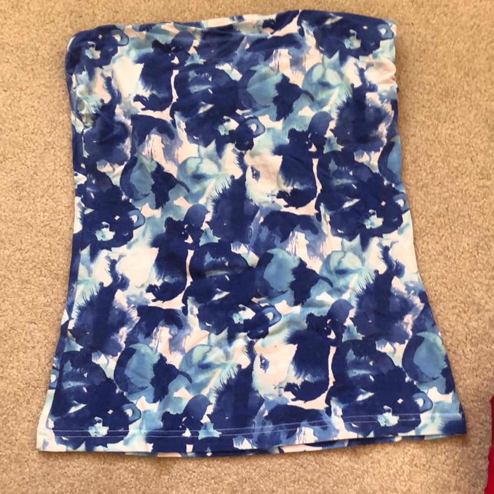 Shades of Blue Tube Top